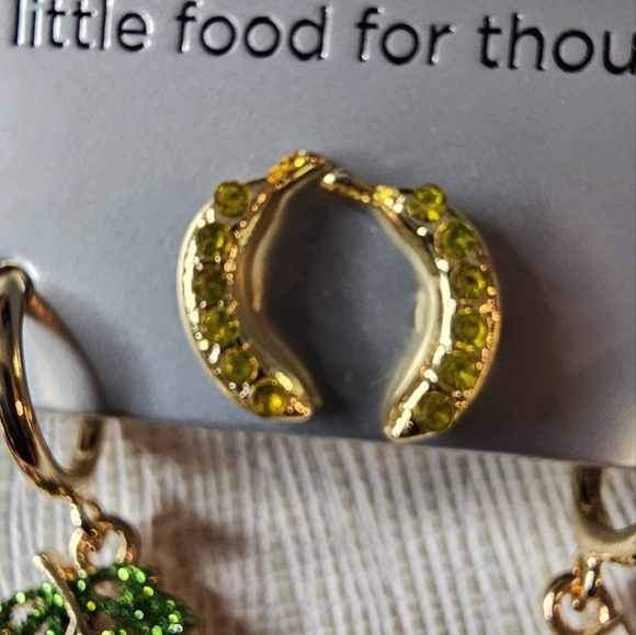 Baublebar Hoop Sweet and Sour Fruit Earring Bundle NWT - Picture 3 of 5